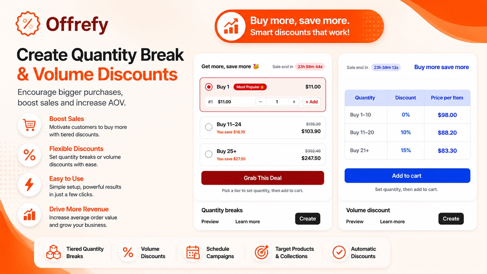 Go Beyond Shopify’s 25 Automatic Discount Limit with Offrefy