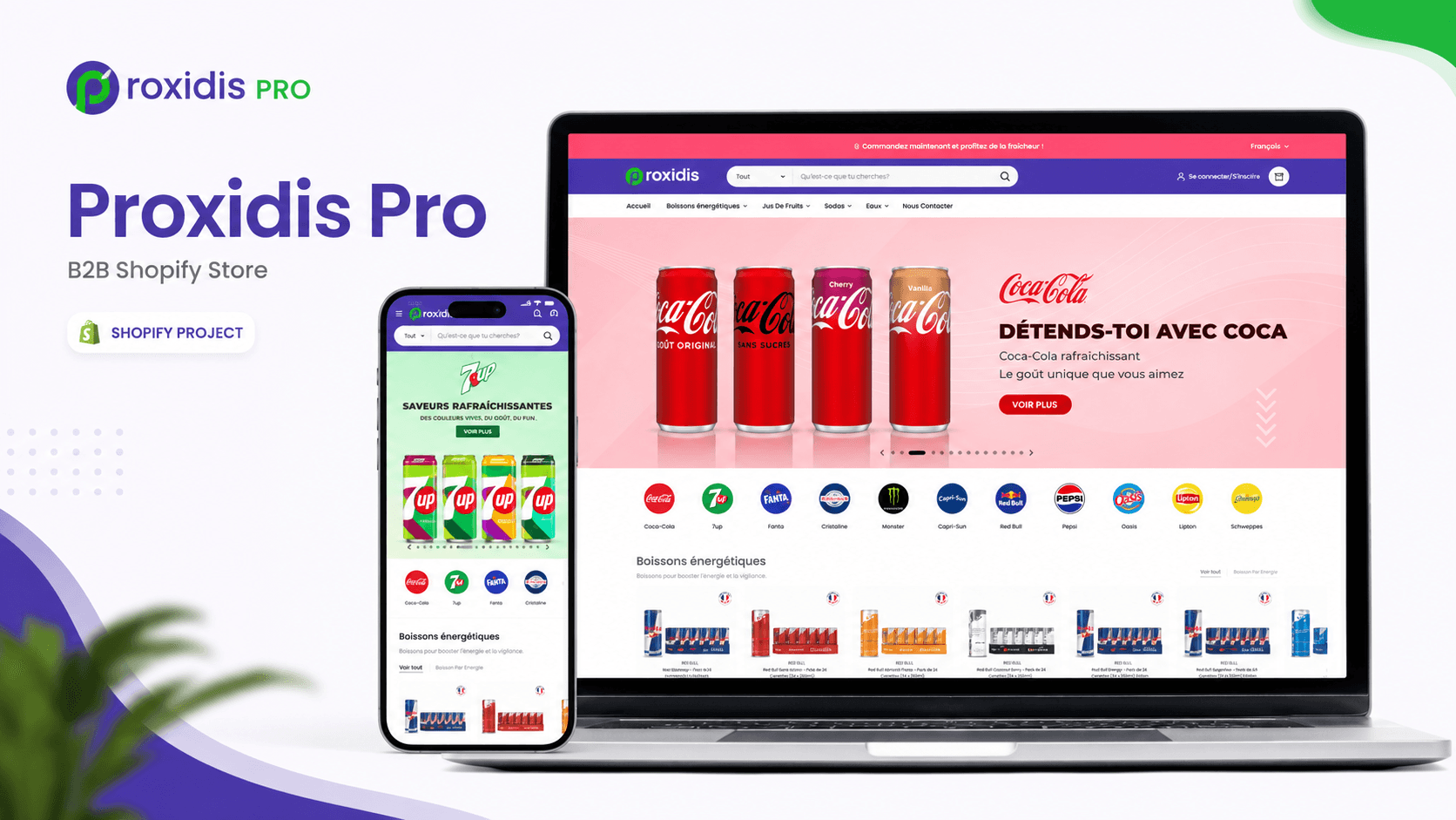 ProxiDis Pro – B2B Shopify Drinks Wholesale Store